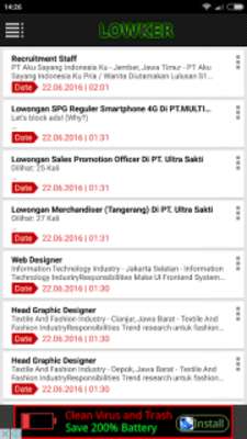 Play Info Lowongan Kerja 2018 