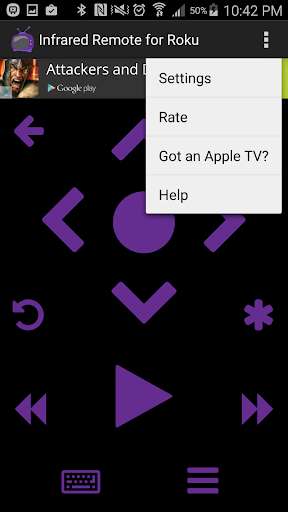 Play APK Infrared Remote for Roku  and enjoy Infrared Remote for Roku with UptoPlay com.reinieday.infraredremoteforroku