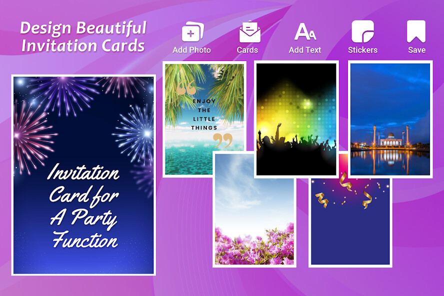 Play Invitation Card Maker 