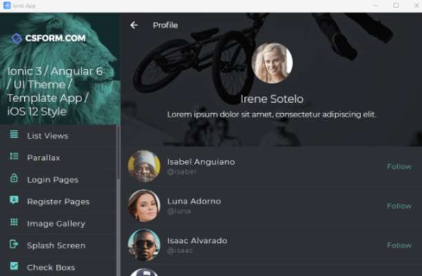 Play Ionic 3 UI/UX Components & Multipurpose Theme App 