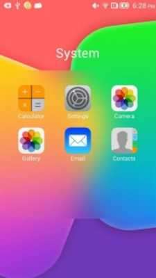 Play ios7 launcher theme 