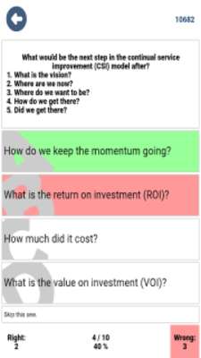 Play ITIL Exam Tests Questions Offline 