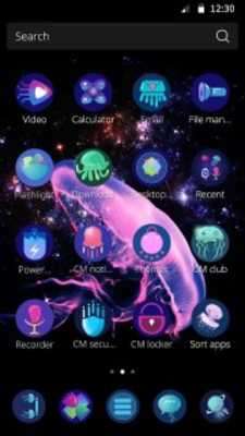 Play Jellyfish. Theme for CM Launcher 