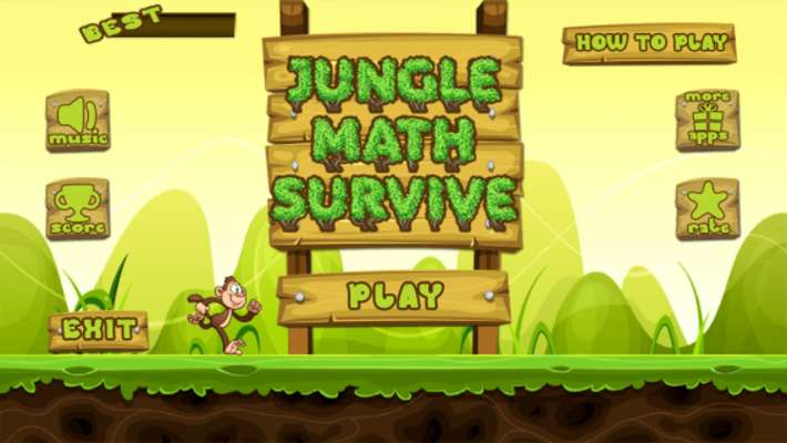 Play Jungle Math Survive 