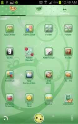 Play Kawaii Fruits Go Launcher EX 