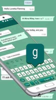 Play Keyboard Theme for Chatting 
