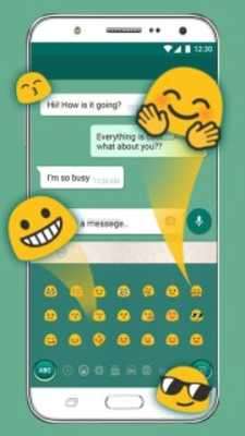 Play Keyboard Theme for Chatting 