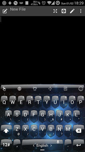 Play APK Keyboard Theme Shield Space  and enjoy Keyboard Theme Shield Space with UptoPlay com.luklek.smartinputv5.skin.shieldspaceblackblue