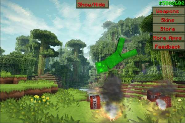 Kick The Creeper online game with UptoPlay