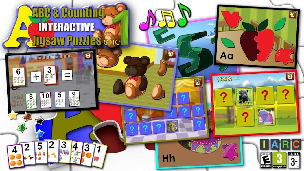 Play APK Kids ABC and Counting Puzzles  and enjoy Kids ABC and Counting Puzzles with UptoPlay au.com.espace.puzzle.alphaNum