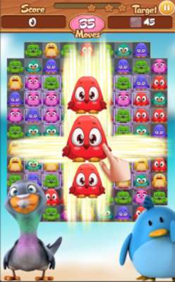 Play Kings Bird: Bird Mania Match 3 