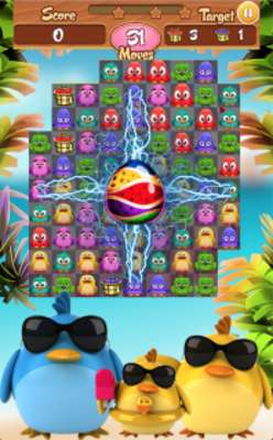 Play Kings Bird: Bird Mania Match 3 