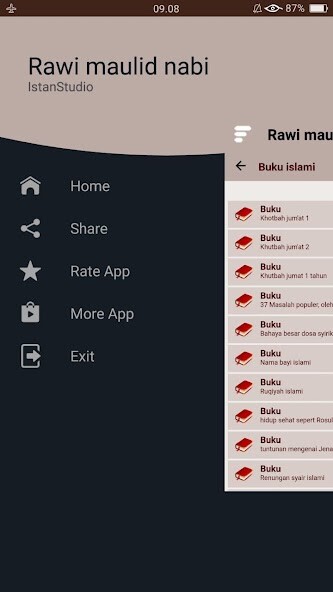 Play APK Kitab Rawi Maulid Nabi (New)  and enjoy Kitab Rawi Maulid Nabi (New) with UptoPlay com.istanstudio.KitabRawiMaulidNabiLengkap