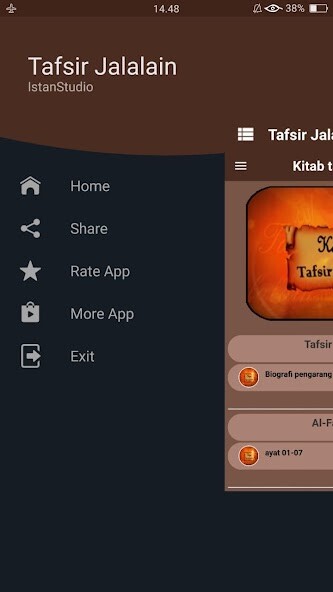 Play APK Kitab Tafsir Jalalain  and enjoy Kitab Tafsir Jalalain with UptoPlay com.FiiSakataStudio.KitabTafsirJalalain