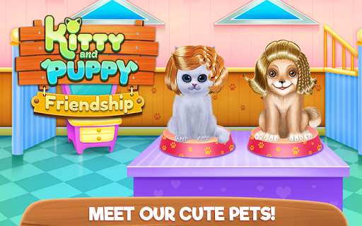 Play APK Kitty and Puppy Friendship  and enjoy Kitty and Puppy Friendship with UptoPlay air.com.wowsomesphere.kittyandpuppyfriendship