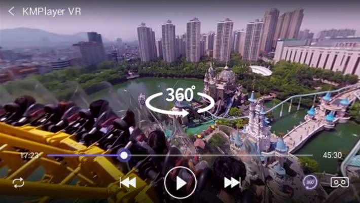 Play KM Player VR – 360 degree, VR(Virtual Reality) 