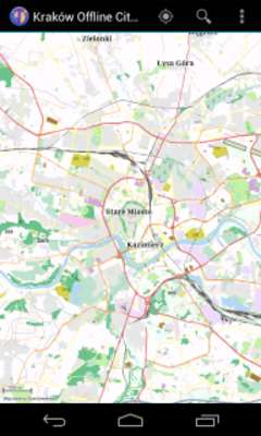 Play Kraków Offline City Map 