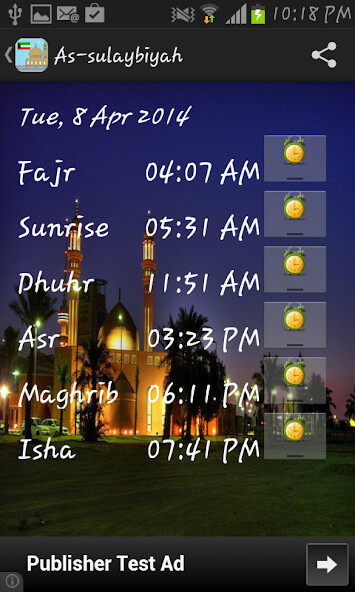 Play APK Kuwait Prayer Timings  and enjoy Kuwait Prayer Timings with UptoPlay org.ksmobileapps.KuwaitPrayer