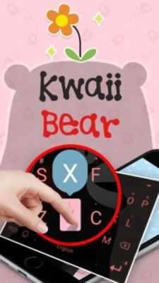 Play Kwaii Bear Theme&Emoji Keyboard 