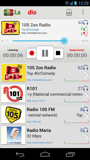 Play APK La Radio - Italian Radio Live  and enjoy La Radio - Italian Radio Live with UptoPlay com.aldroid.laradio