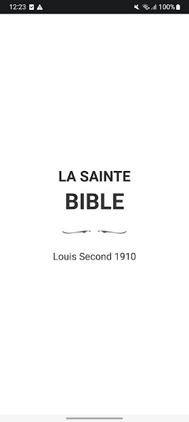 Play La Sainte Bible, Louis Segond 