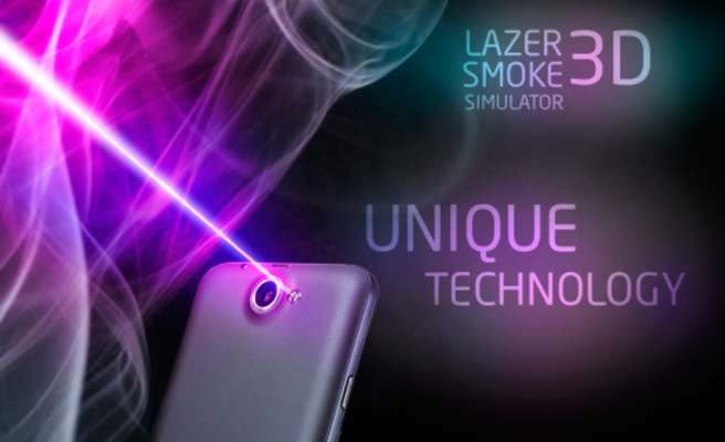 Play Laser 3D Simulator. Smoke 