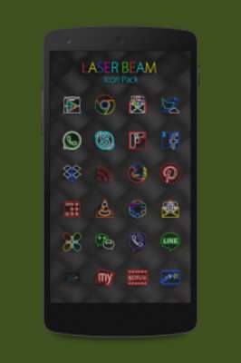 Play Laser Beam Icon Pack 
