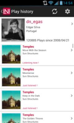 Play Last.fm listening now ! 