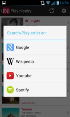 Play Last.fm listening now ! 