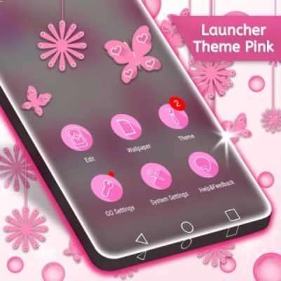 Play Launcher Theme Pink 