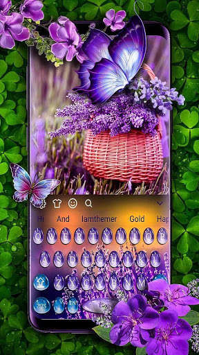 Play APK Lavender Water Drop Keyboard Theme  and enjoy Lavender Water Drop Keyboard Theme with UptoPlay keyboard.theme.k820010249