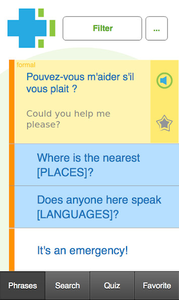 Play APK Learn French Phrasebook  and enjoy Learn French Phrasebook with UptoPlay air.com.phrasepack.pp_fra