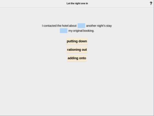 Play Learn Phrasal Verbs - Wlingua 