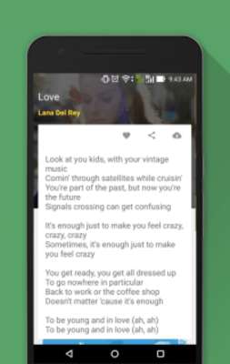 Play Letras de Lana Del Rey 