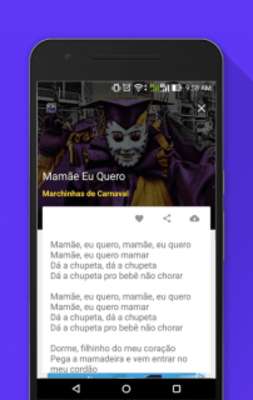 Play Letras Marchinhas de Carnaval 