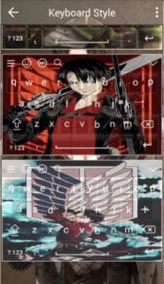 Play Levi keyboard attack on titan 