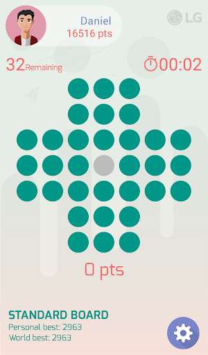 Play APK LG Peg Solitaire  and enjoy LG Peg Solitaire with UptoPlay com.lge.pegsolitaire.v2