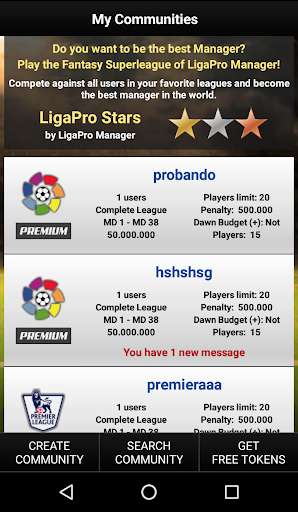 Play APK LigaPro Manager  and enjoy LigaPro Manager with UptoPlay com.ligapro