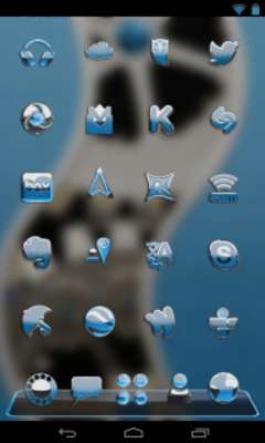 Play lightblue Next Launcher Theme Play lightblue Next Launcher Theme