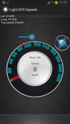 Play Light GPS Speedometer: kph/mph 