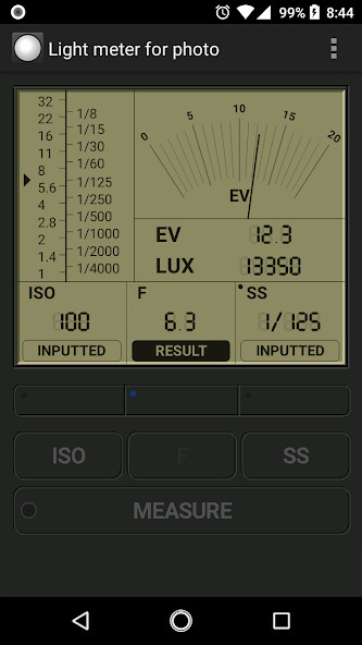 Play APK Light meter for photography  and enjoy Light meter for photography with UptoPlay jp.gr.java_conf.appdev.app.exposuremeter