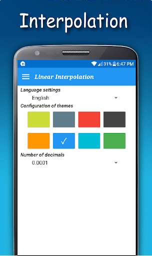 Play APK Linear Data Interpolation  and enjoy Linear Data Interpolation with UptoPlay appinventor.ai_teloor18.Interpolacion_datos