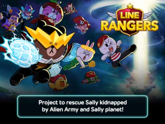 Play LINE Rangers - a tower defense RPG w/Brown & Cony! 