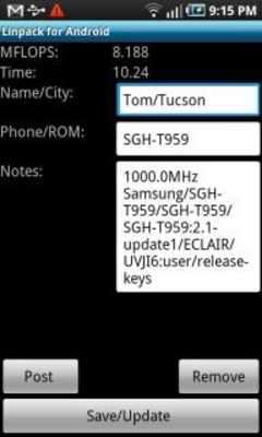 Play Linpack for Android 