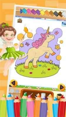 Play Little Unicorn Colorbook 