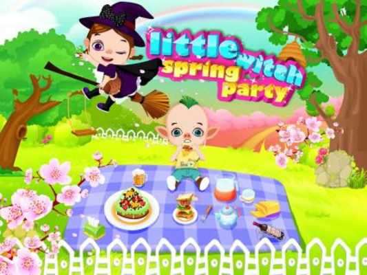 Play Little Witch Spring Party 