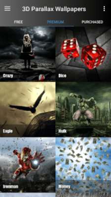 Play Live 3D Parallax Wallpapers 