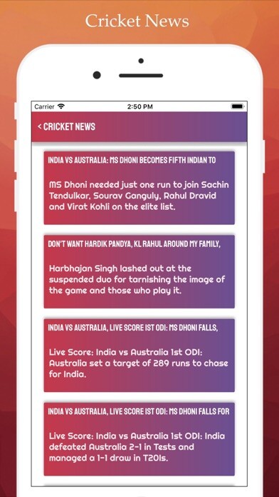 Play Live Cricket : World Cup 2019 