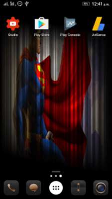 Play Live Wallpaper Super heroes 1 