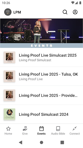Play APK Living Proof with Beth Moore  and enjoy Living Proof with Beth Moore with UptoPlay com.subsplash.thechurchapp.s_9B5G9Z